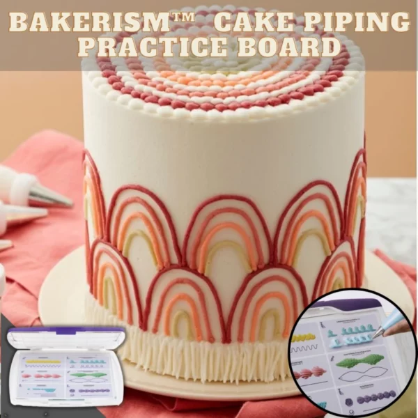 [PROMO 30% OFF] Bakerism™ Cake Piping Practice Board