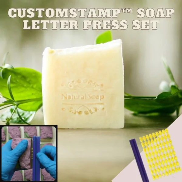 [PROMO 30% OFF] CustomStamp™ Soap Letter Press Set