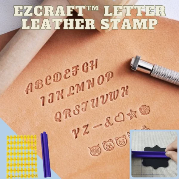 [PROMO 30% OFF] EZCraft™ Letter Leather Stamp