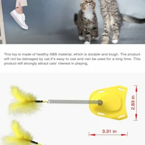 Creative Spring Foot Funny Cat Stick