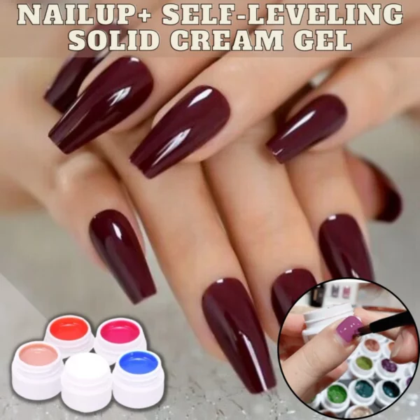 [PROMO 30% OFF] NailUP+ Self-Leveling Solid Cream Gel