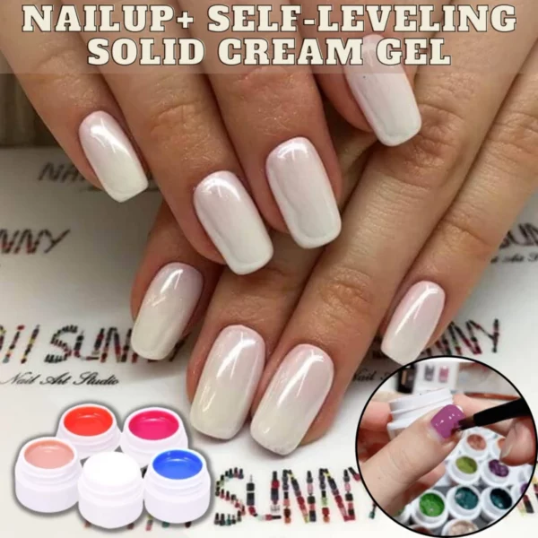 [PROMO 30% OFF] NailUP+ Self-Leveling Solid Cream Gel