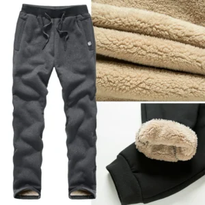 Plus Size Thicken Sweatpants Winter Men’s Fleece Pants