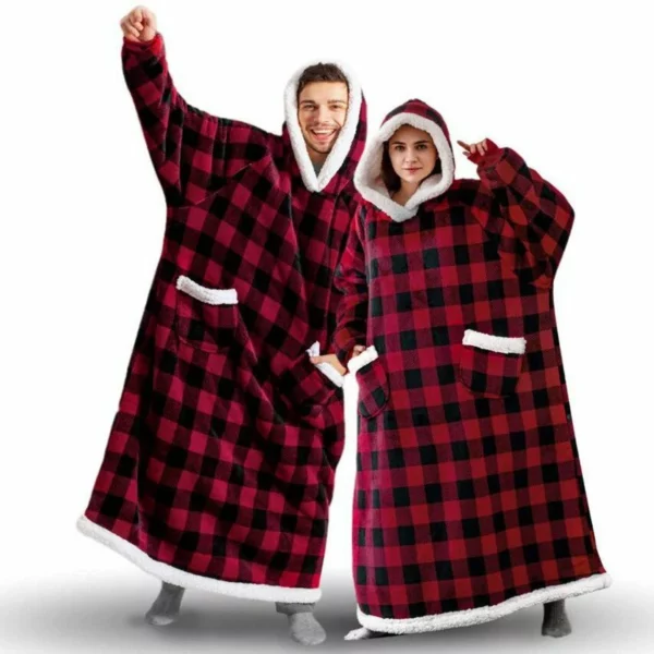 [Christmas & Winter Sale] - Unisex Comfy Oversize Hoodie Blanket