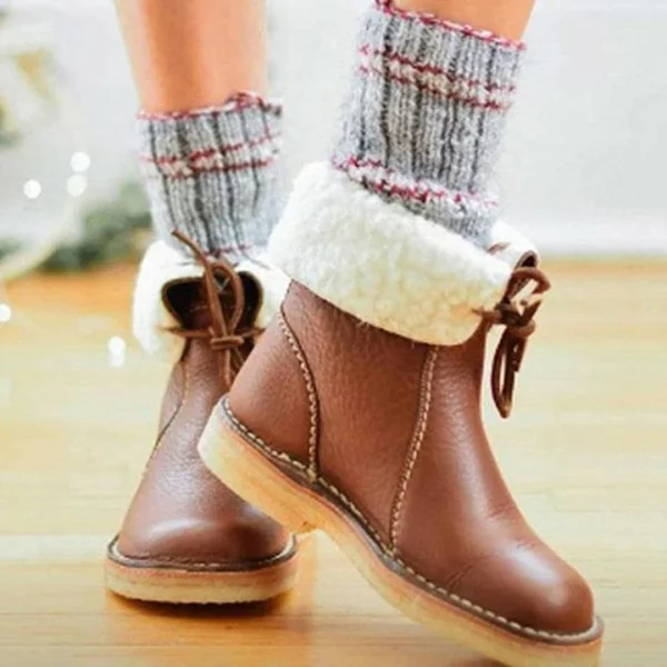 🎅Christmas Promotion 50% Off - 🔥Waterproof Wool Lining Boots