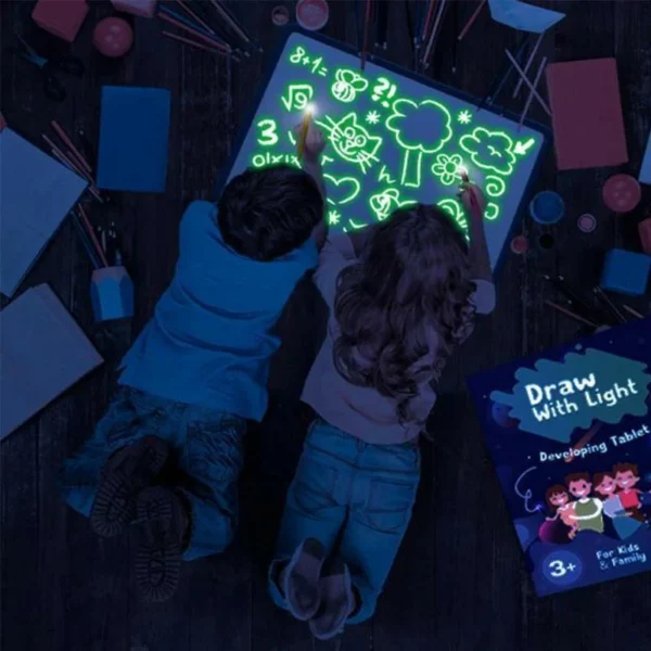 (🎅EARLY CHRISTMAS SALE - 50% OFF) Light Drawing- Fun And Developing Toy & Luminous Pen