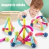 Magnetic Construction Rod for Kids - DIY