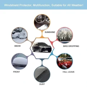 (🎄Early-Christmas Flash Sale🎄-48% OFF)Universal Premium Windshield Snow Cover Sunshade