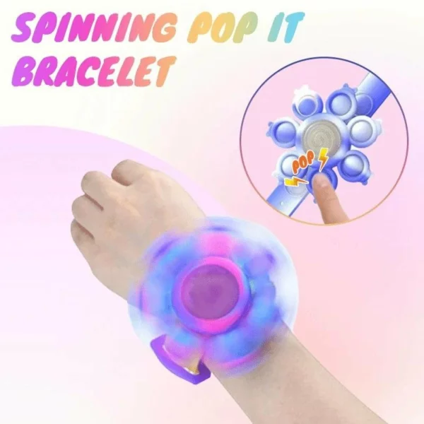 Sicon Dynamic Led Anti-stress Spinning Pop Bubble Wristband