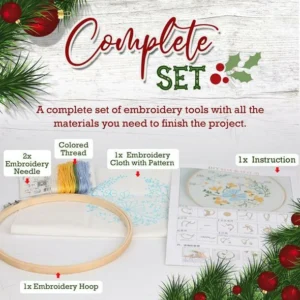 (🎄Early winter Sale🎄-50% OFF) Christmas Embroidery Set