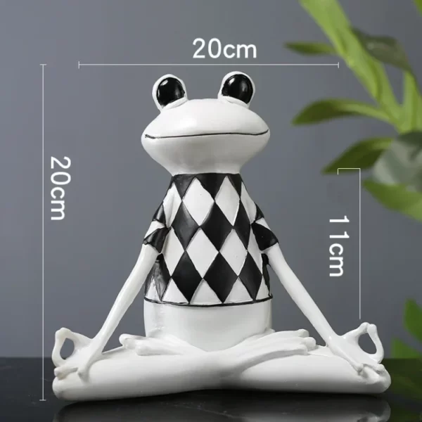 🎅🎄Christmas Sale---50% Off White Yoga/Meditation Frog🐸