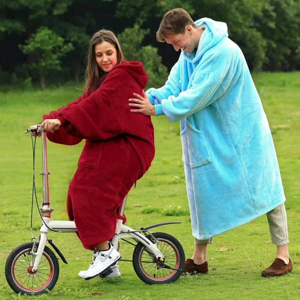 [Christmas & Winter Sale] - Unisex Comfy Oversize Hoodie Blanket