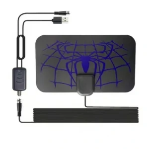 Spider Pattern New HDTV Cable Antenna 4K (5G Chip, 🌎 Can Be Used Worldwide)