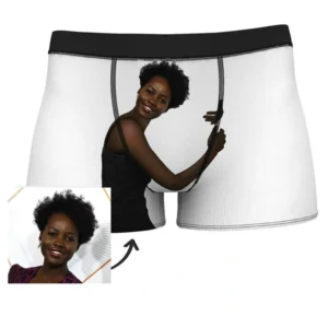 Custom Girlfriend Hugs Boxer Shorts Christmas Gifts