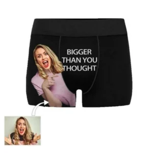 Custom Girlfriend Hugs Boxer Shorts Christmas Gifts