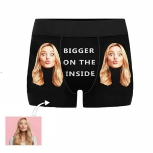 Custom Girlfriend Hugs Boxer Shorts Christmas Gifts