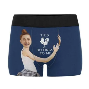 Custom Girlfriend Hugs Boxer Shorts Christmas Gifts