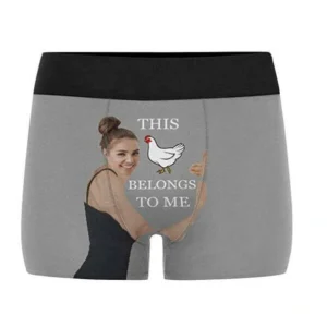 Custom Girlfriend Hugs Boxer Shorts Christmas Gifts