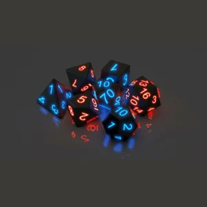 Awesome Board Game Glowing Dice (7 pcs)