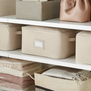 Natural Closet Storage Bags Three Set