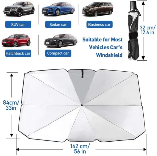 (🔥HOT SALE NOW-48% OFF) Car Windshield Sun Shade Umbrella