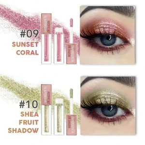 (🔥HOT SALE NOW-Buy 2 Get 1 Free) Diamond & Metal Liquid Eye Shadow