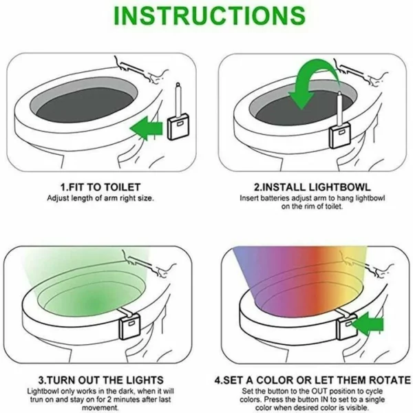 （🔥50% OFF NOW🔥）8/16 Color Backlight for Toilet