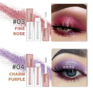 (🔥HOT SALE NOW-Buy 2 Get 1 Free) Diamond & Metal Liquid Eye Shadow