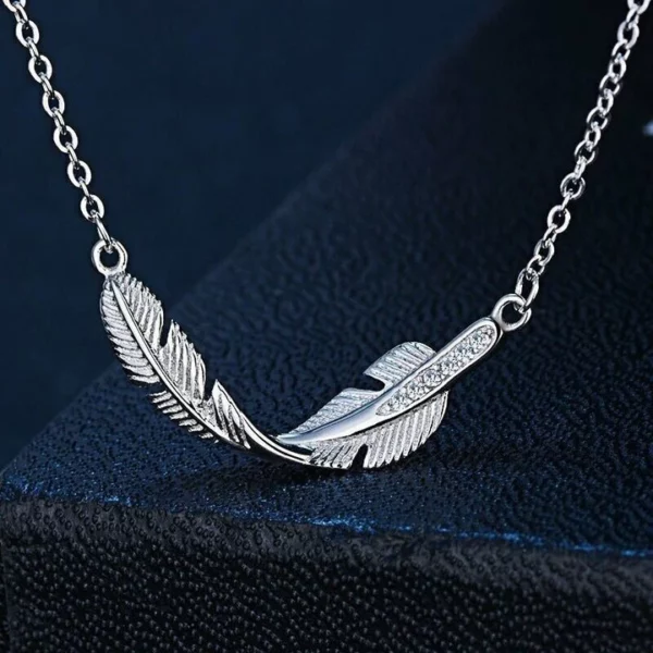 🔥 Last Day Promotion 75% OFF 🔥Memorial - Guardian Angel Feather Necklace