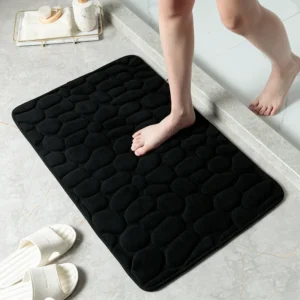 (🎇New Year Sale🎇- 48% OFF) Cobblestone Embossed Bathroom Bath Mat