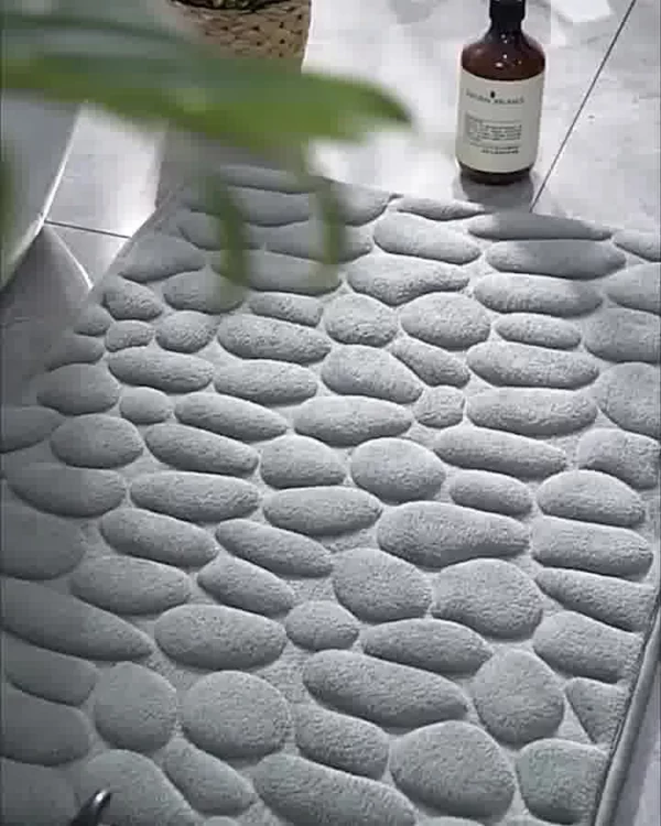 (🎇New Year Sale🎇- 48% OFF) Cobblestone Embossed Bathroom Bath Mat