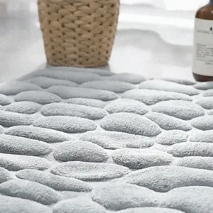 (🎇New Year Sale🎇- 48% OFF) Cobblestone Embossed Bathroom Bath Mat