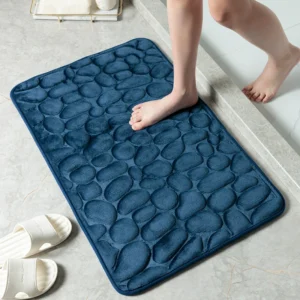 (🎇New Year Sale🎇- 48% OFF) Cobblestone Embossed Bathroom Bath Mat