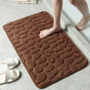 (🎇New Year Sale🎇- 48% OFF) Cobblestone Embossed Bathroom Bath Mat