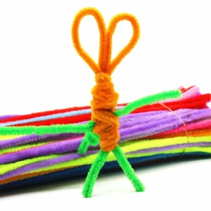 100Pcs Creative Handmade Colored Wool Root Top Twisting Bar Manual Fluffy Bar Iron Wire🔥50% OFF🔥