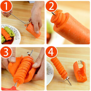 [50% OFF & BUY 2 GET 1 FREE]Vegetable Fruit Spiral Knife