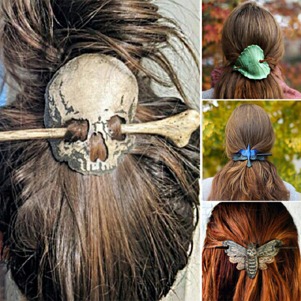 Death Moth/Skull/ Leaves/Asuka Hair Pin Stick (Second One 50%OFF)