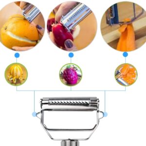 (🌲CHRISTMAS HOT SALE --48% OFF)Stainless Steel Multifunctional Peeler(BUY 2 GET 1 FREE)