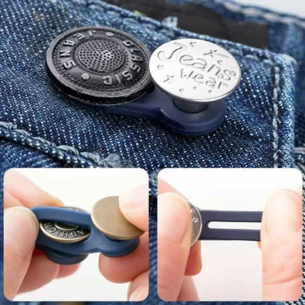 (🎄New Year Hot Sale🎄-48% OFF)Jeans Retractable Button（3 PCS)