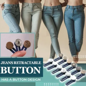 (🎄New Year Hot Sale🎄-48% OFF)Jeans Retractable Button（3 PCS)