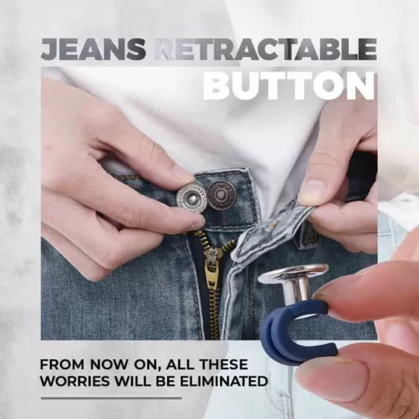 (🎄New Year Hot Sale🎄-48% OFF)Jeans Retractable Button（3 PCS)