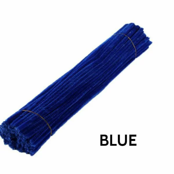 100Pcs Creative Handmade Colored Wool Root Top Twisting Bar Manual Fluffy Bar Iron Wire🔥50% OFF🔥