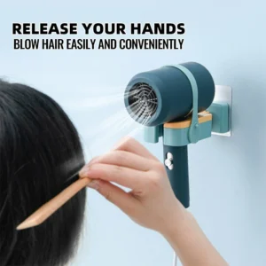 Free punch hair dryer stand