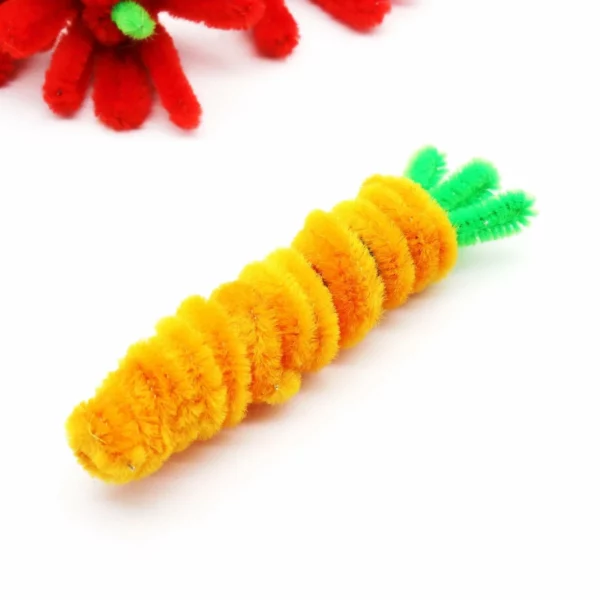 100Pcs Creative Handmade Colored Wool Root Top Twisting Bar Manual Fluffy Bar Iron Wire🔥50% OFF🔥