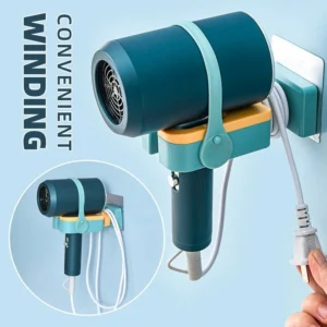 Free punch hair dryer stand