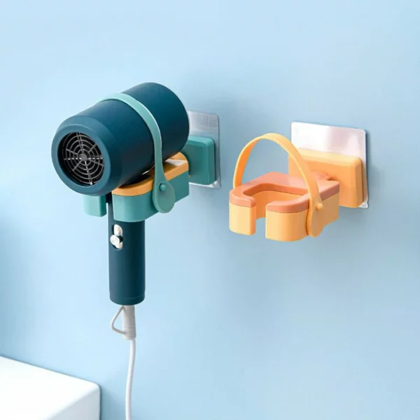 Free punch hair dryer stand