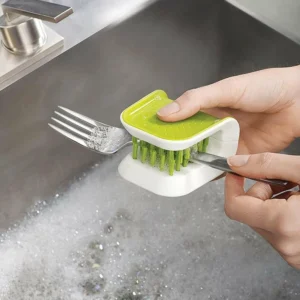 ( NEW YEAR SALE- 50% OFF)DOUBLE-SIDED TABLEWARE CLEANING BRUSH-BUY 3 GET 1 FREE