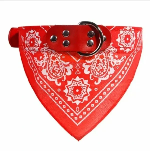 SUPREPET Cute Adjustable Small Dog Collars Puppy Pet Slobber Towel Outdoor Cat Collar Print Scarf Design Dog Collar Neckerchief