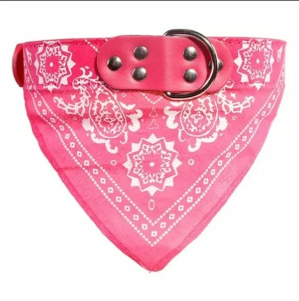 SUPREPET Cute Adjustable Small Dog Collars Puppy Pet Slobber Towel Outdoor Cat Collar Print Scarf Design Dog Collar Neckerchief