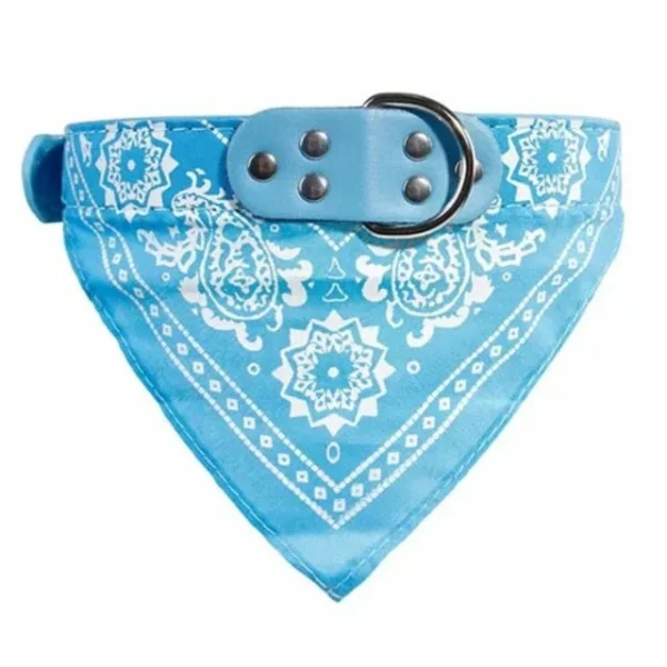 SUPREPET Cute Adjustable Small Dog Collars Puppy Pet Slobber Towel Outdoor Cat Collar Print Scarf Design Dog Collar Neckerchief